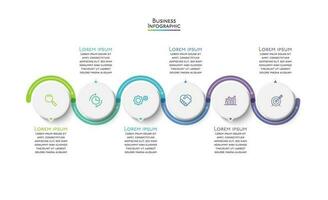 Präsentationsgeschäft Infografik Vorlage vektor