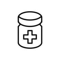 Tabletten Symbol Vektor. Antibiotikum Illustration unterzeichnen. Medikamente Symbol. Droge Logo. Medizin markieren. vektor