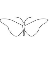 fjäril vektor ikon. insekt illustration tecken. fjäril symbol.