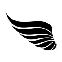 Flügel Symbol Vektor. fliegen Illustration unterzeichnen. Engel Symbol oder Logo. vektor