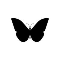 Schmetterling Vektor Symbol. Insekt Illustration unterzeichnen. Motte Symbol.