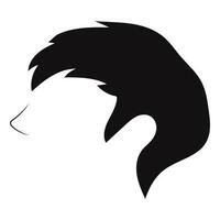hår logotyp vektor illustration