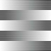 abstrakt nahtlos schwarz und Weiß Gradient horizontal Linie Muster Kunst. vektor