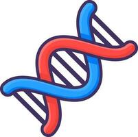 helical DNA Molekül in Verbindung gebracht chemisch Bindung vektor