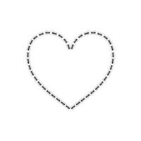 Herz Form, Liebe Symbol Symbol zusammengesetzt durch Ameise Kolonie Silhouette, zum Kunst Illustration, Dekoration, aufwendig, Logo, Webseite, Apps, oder Grafik Design Element. Vektor Illustration