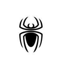 abstrakt spindel logo ikon svart design vektor