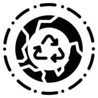 recyceln Symbol Zeichen Symbol Grafik Vektor Illustration