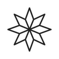 achtzackig Star Symbol Vektor Bild. geeignet zum Handy, Mobiltelefon Apps, Netz Apps und drucken Medien.