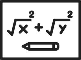 lösen Formel Symbol Vektor Bild. geeignet zum Handy, Mobiltelefon Apps, Netz Apps und drucken Medien.