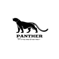 Premium Black Panther Vektor Logo Illustration Design