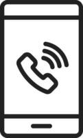 wählen Anruf Symbol Vektor Bild. geeignet zum Handy, Mobiltelefon Apps, Netz Apps und drucken Medien.