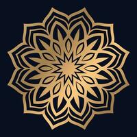 bunt golden Mandala Design Hintergrund. vektor