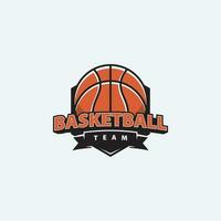 basketboll mall logotyp, basketboll logotyp. vektor