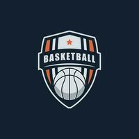 Basketball Verein Logo Design, Basketball Verein Logo Vorlage. vektor