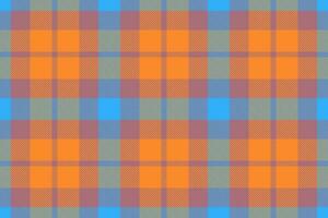 Textil- nahtlos überprüfen. Vektor Stoff Textur. Muster Plaid Hintergrund Schottenstoff.