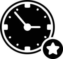 Uhr Symbol Symbol Design Bild. Illustration von das Alarm Uhr Zeit isoliert Vektor Bild. eps 10