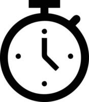 Uhr Symbol Symbol Design Bild. Illustration von das Alarm Uhr Zeit isoliert Vektor Bild. eps 10