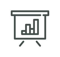 Erfolg und Wachstum verbunden Symbol Gliederung und linear Vektor. vektor