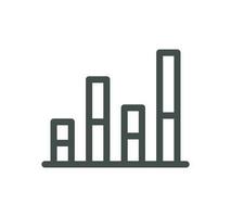 Suche Motor Optimierung verbunden Symbol Gliederung und linear Vektor. vektor