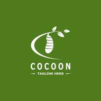 cocoon logo vektor illustration formgivningsmall