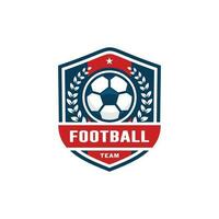 fotboll fotboll logotyp design vektor illustration