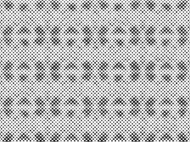 schwarz und Weiß Halbton Netz. modern minimalistisch geometrisch Muster vektor