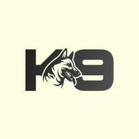 k9 hund logotyp vektor