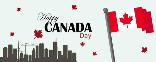 Kanada Unabhängigkeit Tag Vektor Hintergrund