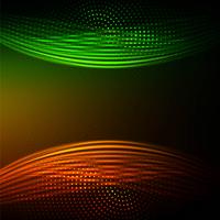 Abstrakt ljus färgrik elegant våg bakgrund vektor