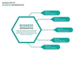 Business-Infografik-Vorlagen. bearbeitbare Vektor-Infografik-Vorlagen vektor