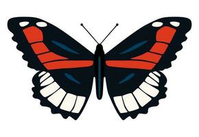 Schmetterling einfach Symbol. Vektor Illustration