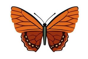 Schmetterling einfach Symbol. Vektor Illustration