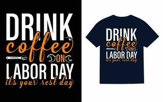 Labor Day t-shirt design vektor