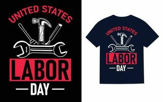 Labor Day t-shirt design vektor