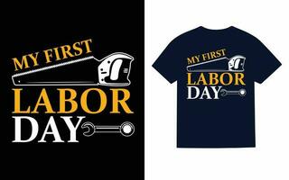 Labor Day t-shirt design vektor