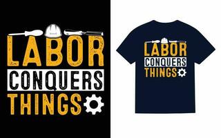 Labor Day t-shirt design vektor
