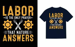 Labor Day t-shirt design vektor