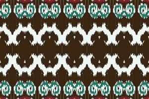 afrikanisch Ikat Stoff Paisley Stickerei Hintergrund. geometrisch ethnisch orientalisch Muster traditionell. Ikat aztekisch Stil abstrakt Vektor Illustration. Design zum drucken Textur, Stoff, Saree, Sari, Teppich.