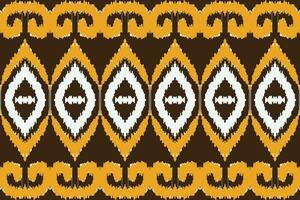 afrikansk ikat tyg paisley broderi bakgrund. geometrisk etnisk orientalisk mönster traditionell. ikat aztec stil abstrakt vektor illustration. design för skriva ut textur, tyg, saree, sari, matta.