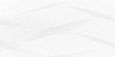 abstrakt Weiß und grau Farbe, modern Design Streifen Hintergrund mit geometrisch runden Form, wellig Muster. Vektor Illustration.