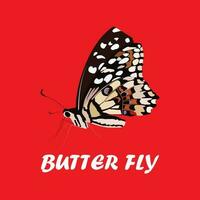 Schmetterling Vektor Logo Vorlage und Symbol Logo Art