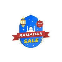 Ramadan Verkauf Design zum Beförderung und Marketing vektor