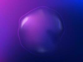 abstrakt Hintergrund mit ein Flüssigkeit Blase. vektor