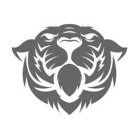 tiger logotyp ikon design vektor