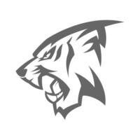 tiger logotyp ikon design vektor