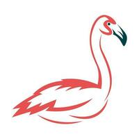 Flamingo Logo Symbol Design vektor