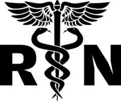 registrerad sjuksköterska, rn sjuksköterska, amning t-shirt design vektor