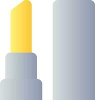 Lippenstift eben Gradient Farbe ui Symbol. Schönheit Produkt Verkauf. Kosmetika speichern. online Marktplatz. einfach gefüllt Piktogramm. gui, ux Design zum Handy, Mobiltelefon Anwendung. Vektor isoliert rgb Illustration