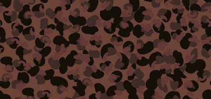 Leopard Muster Design, Vektor Illustration Hintergrund. Tier Design. nahtlos Leopard Muster auf Beige, braun, schwarz