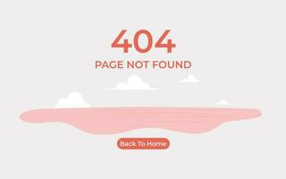 404 fel, sida inte hittades, teknisk hemsida problem vektor